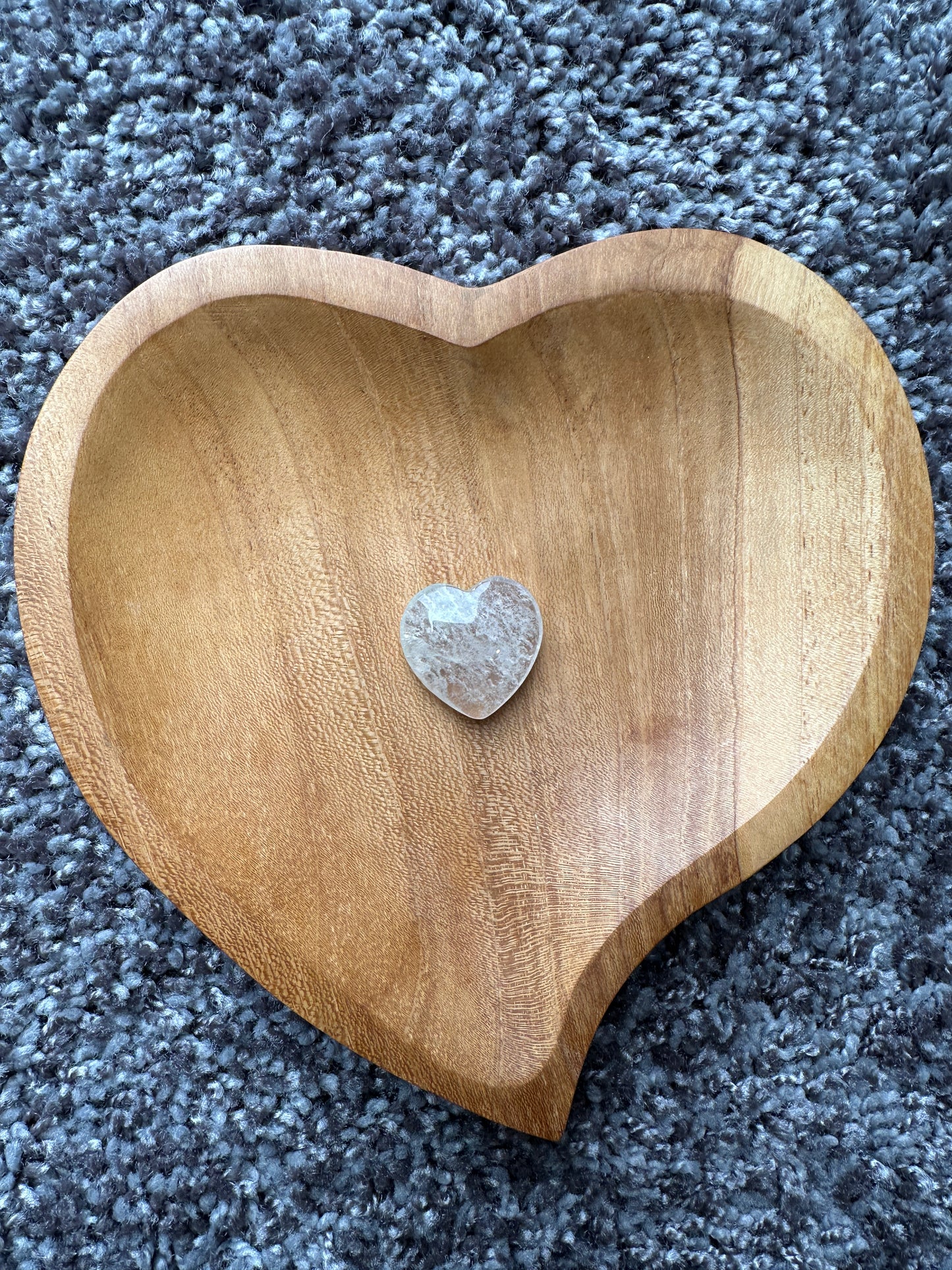 Mini Clear Quartz Heart