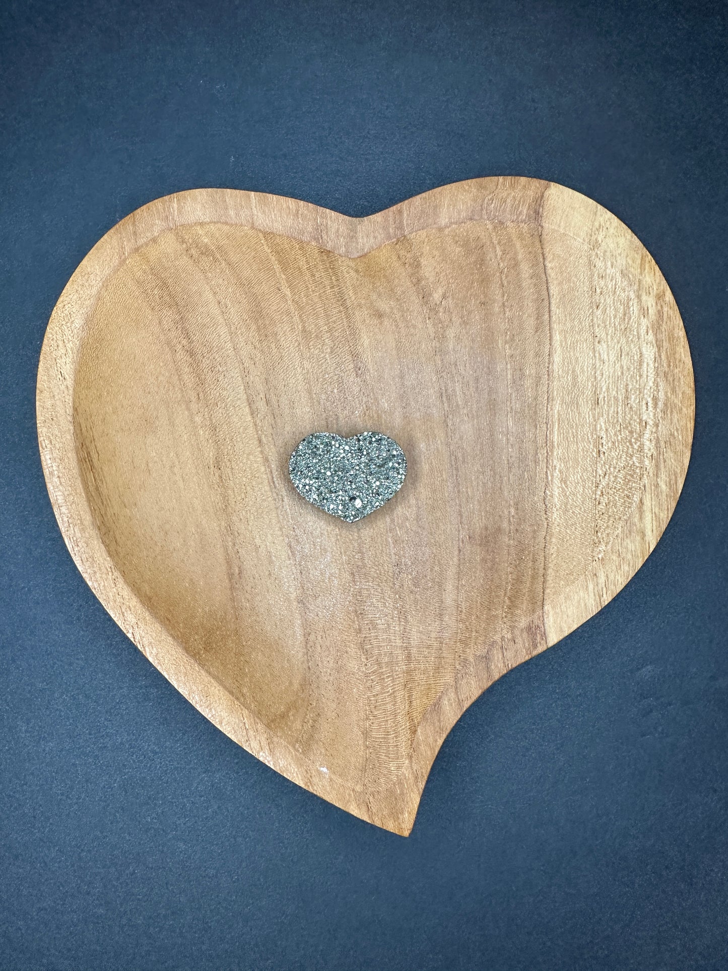 Mini Pyrite Heart