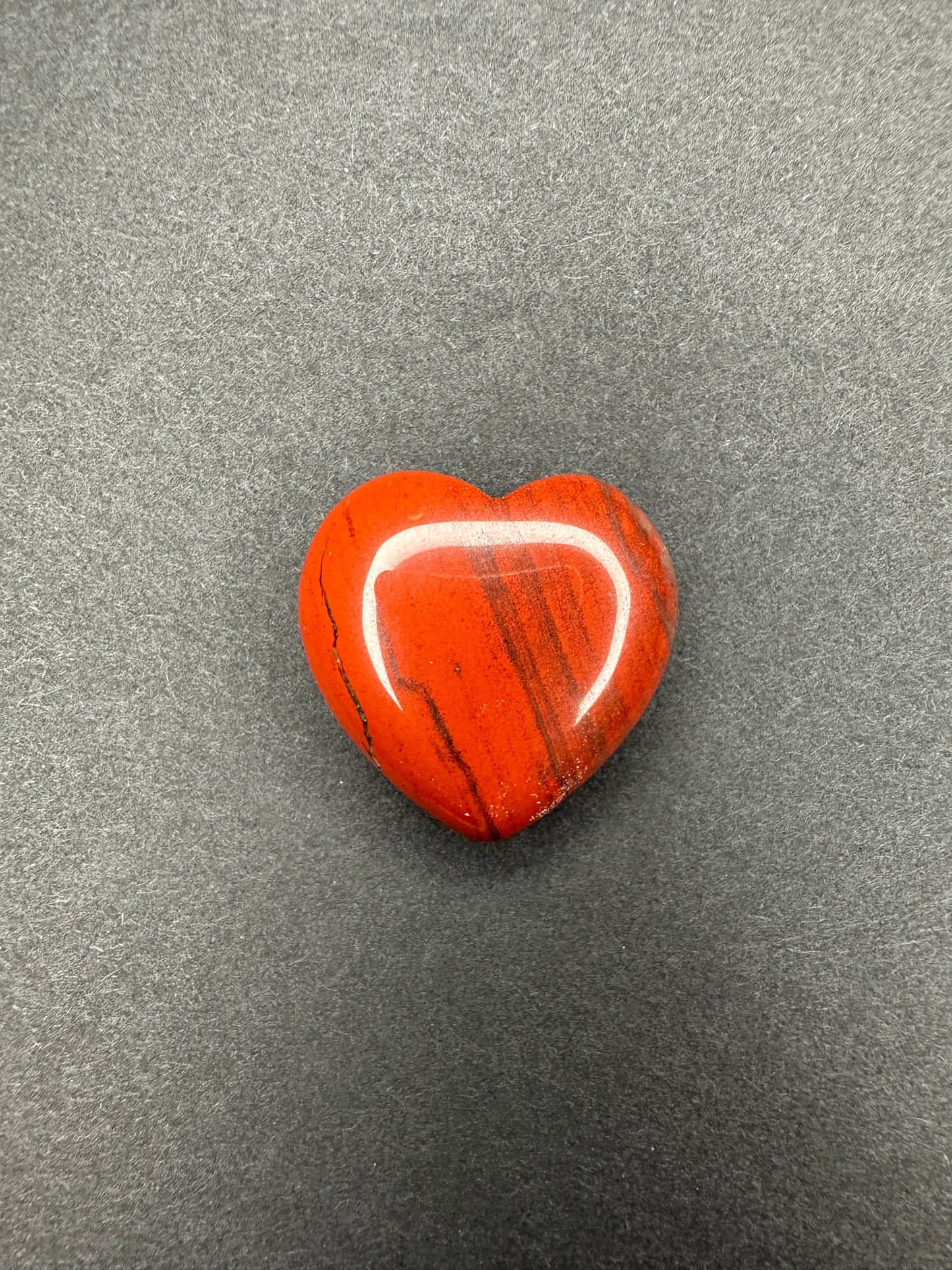 Mini Red Jasper Heart