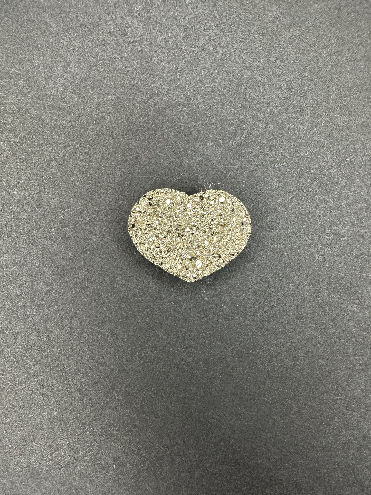 Mini Pyrite Heart