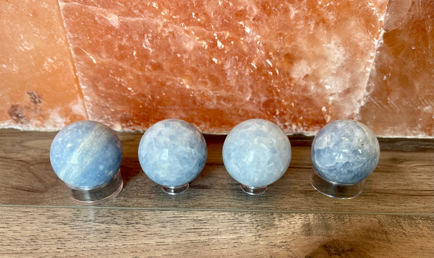 Blue Calcite Sphere