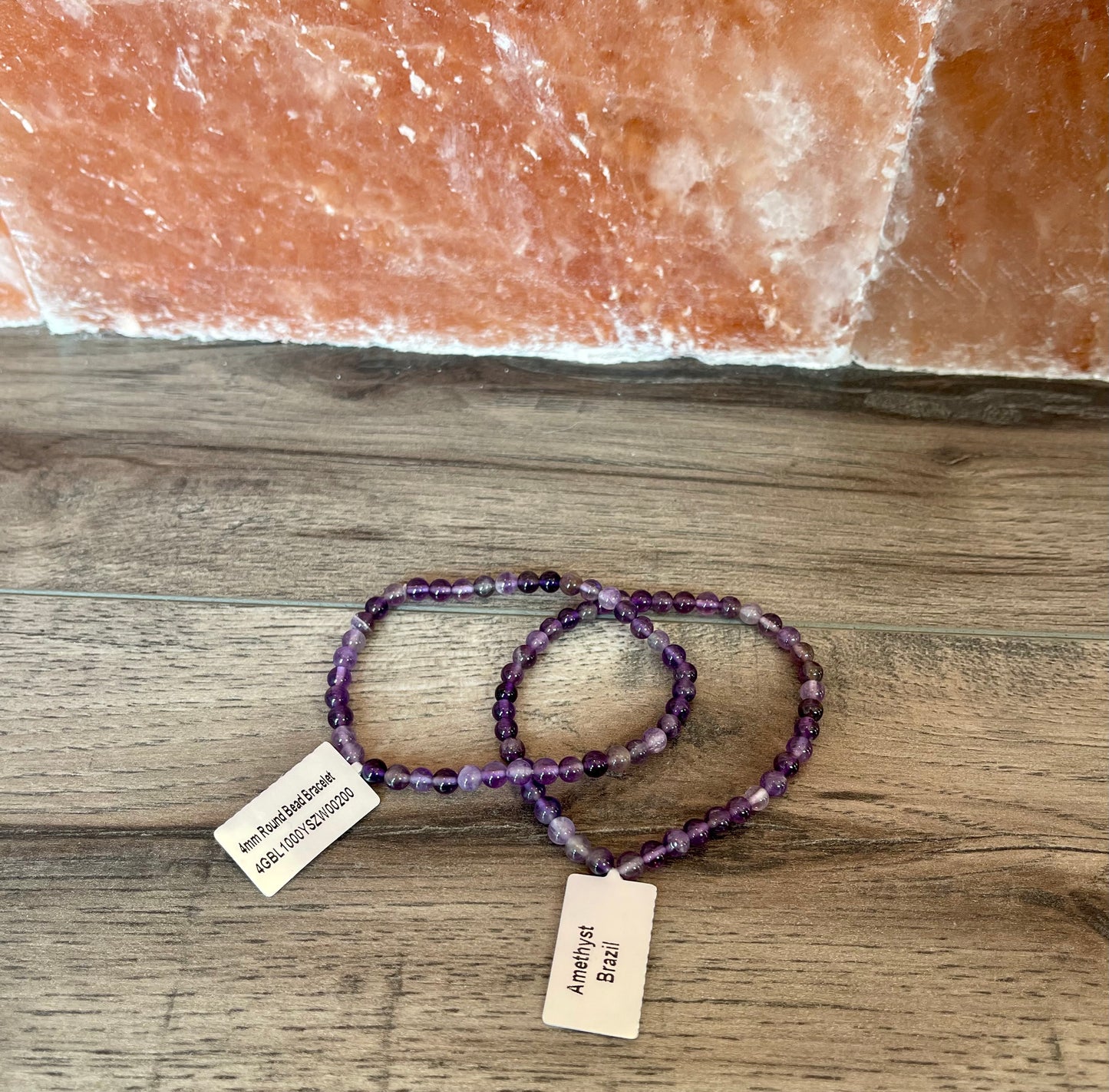 Brazilian Amethyst Bracelet (Small Bead)