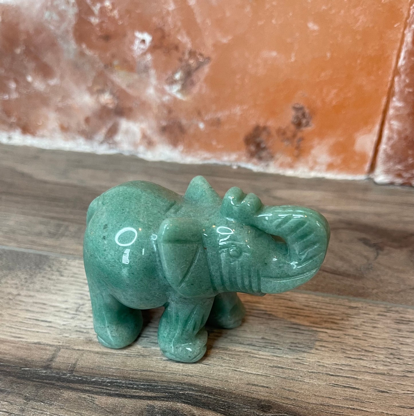 Green Aventurine Elephant