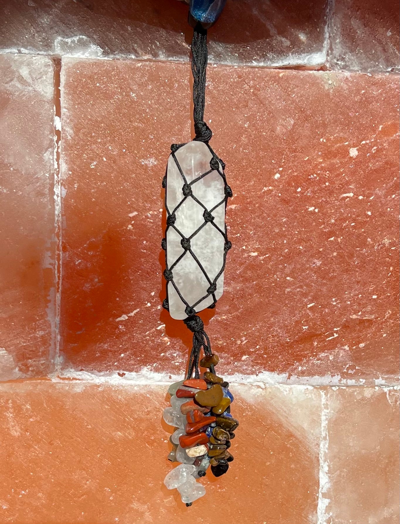 Clear Quartz Chakra Bead Hanging