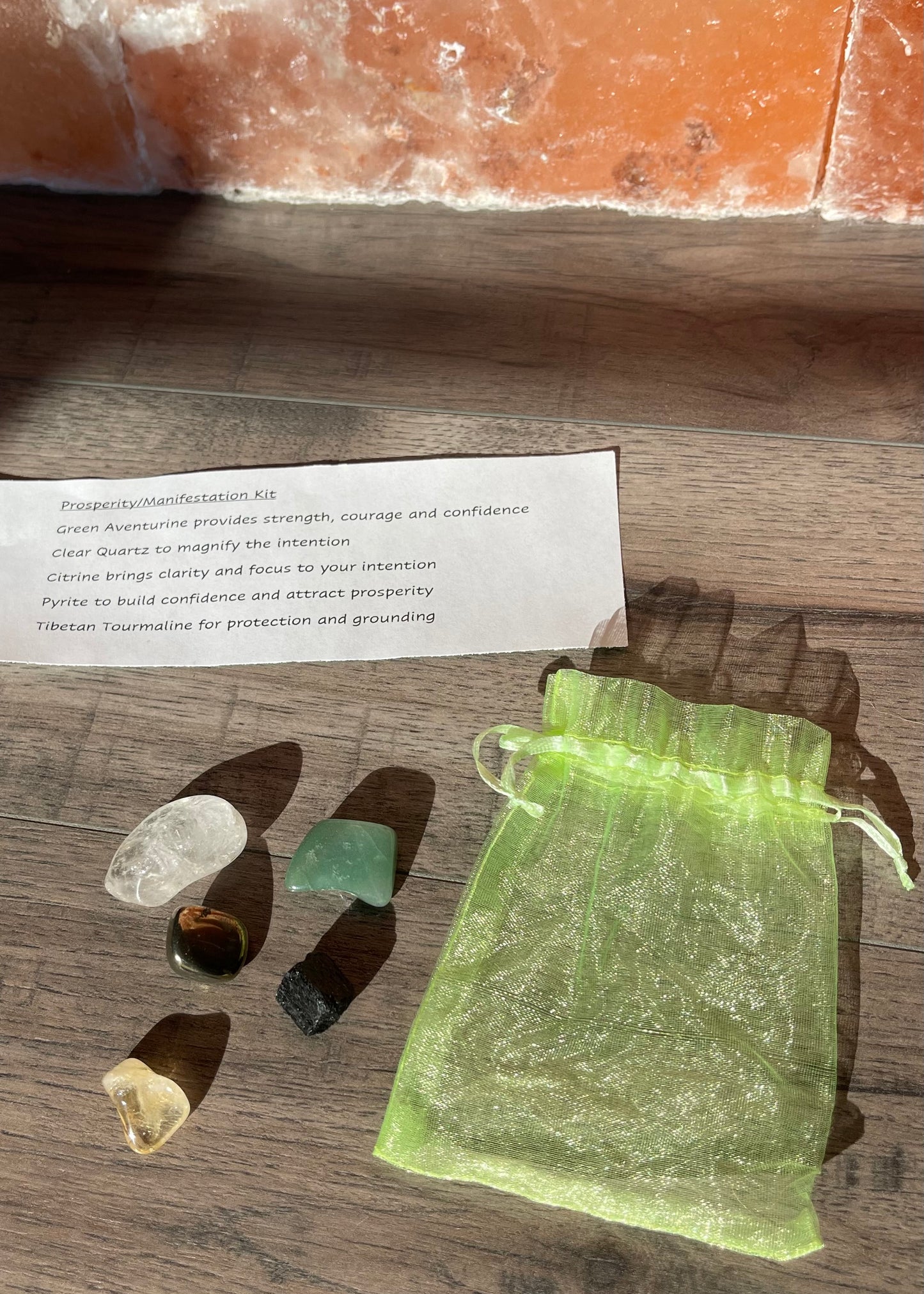 Prosperity/Manifestation Crystal Kit