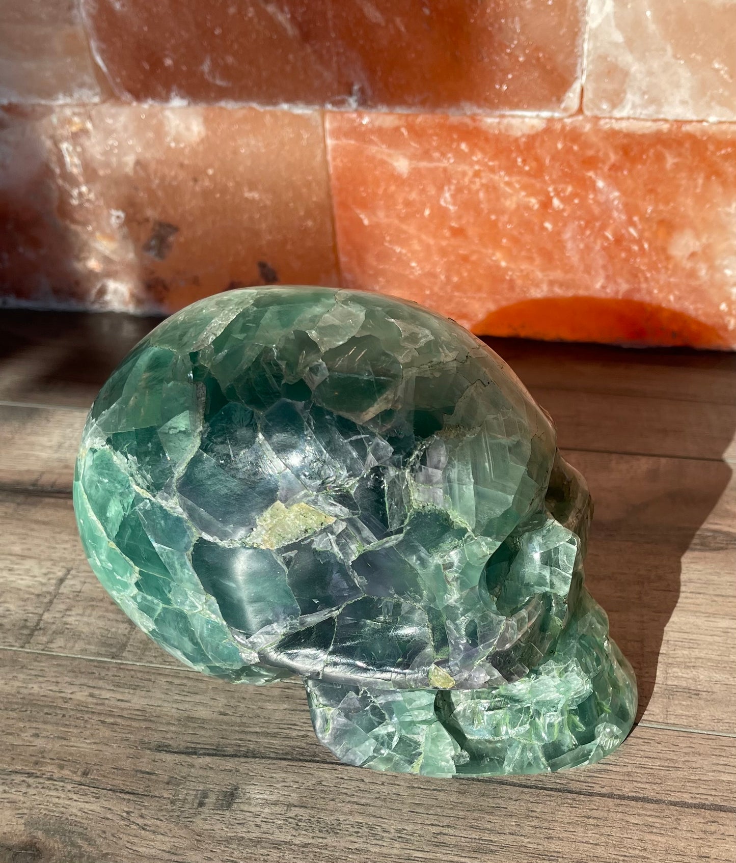 Fluorite Skull
