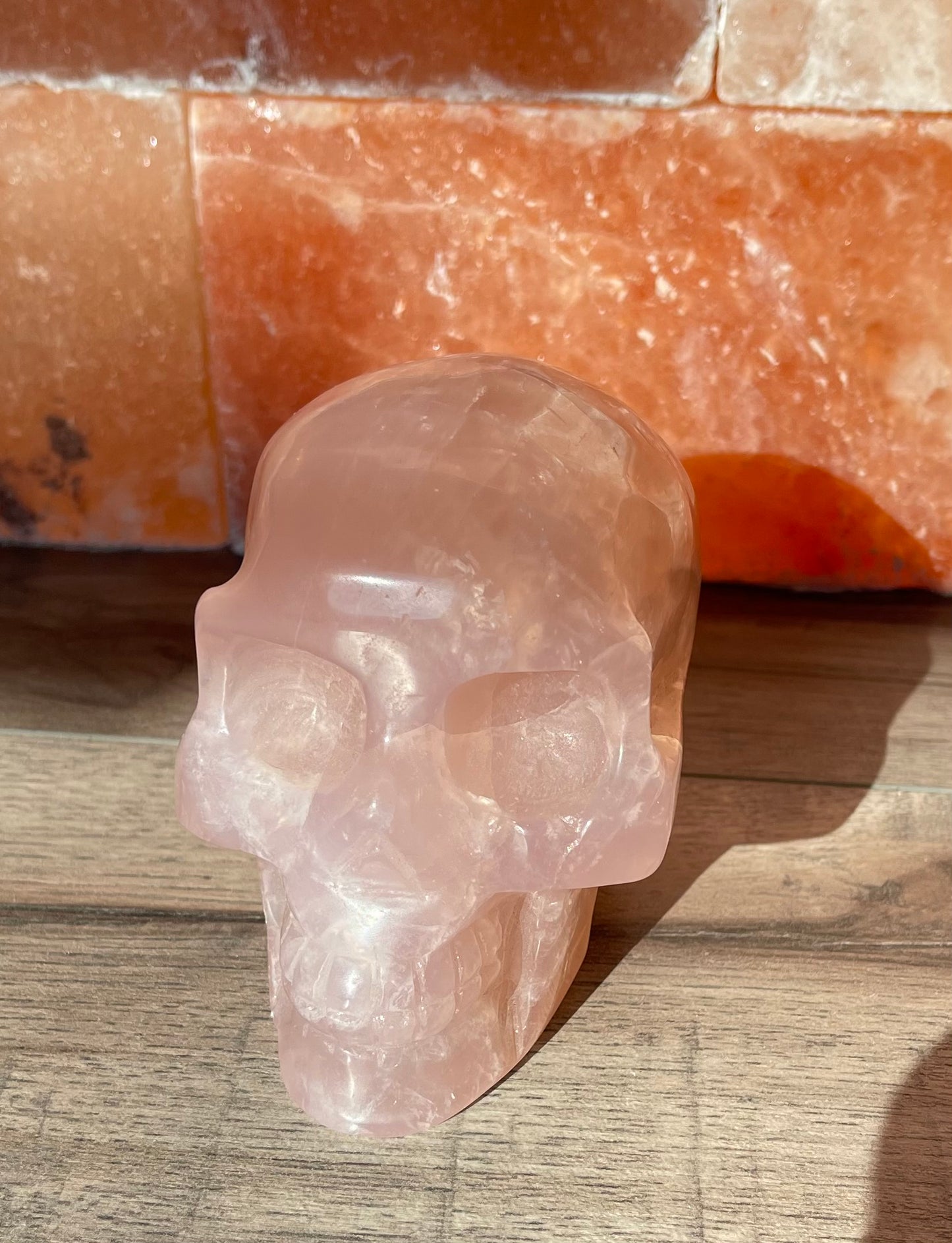 Rose Quartz Skull