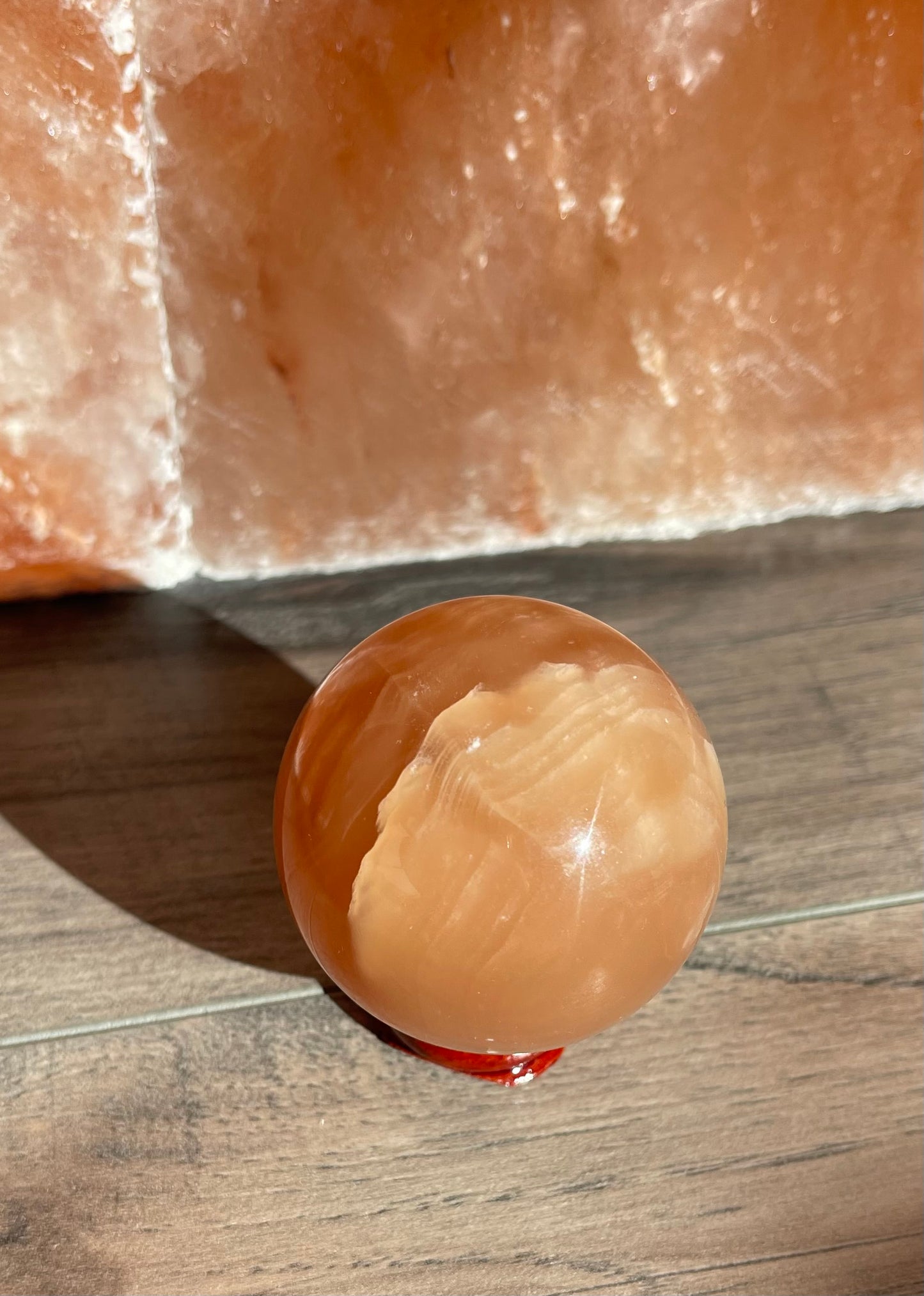Orange Calcite Sphere