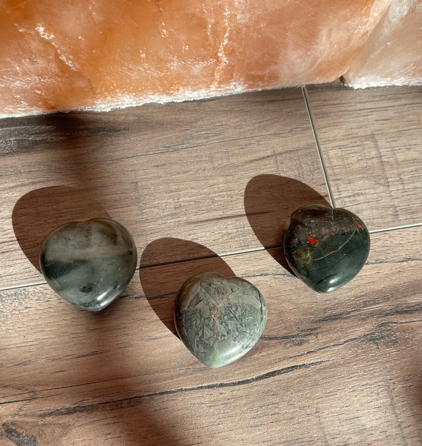African Bloodstone Heart