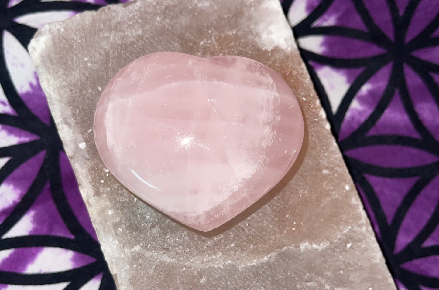 Rose Quartz Heart