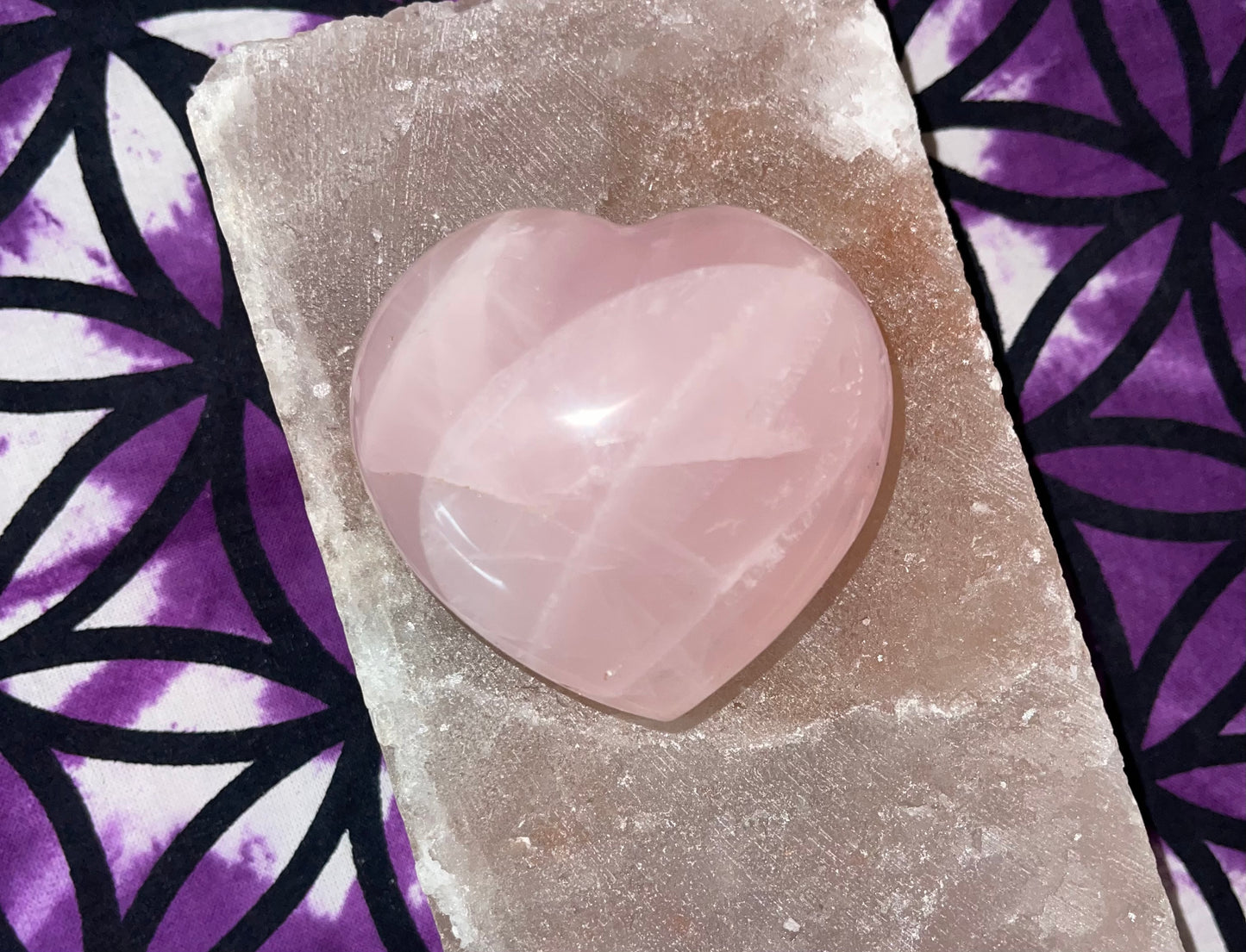 Rose Quartz Heart