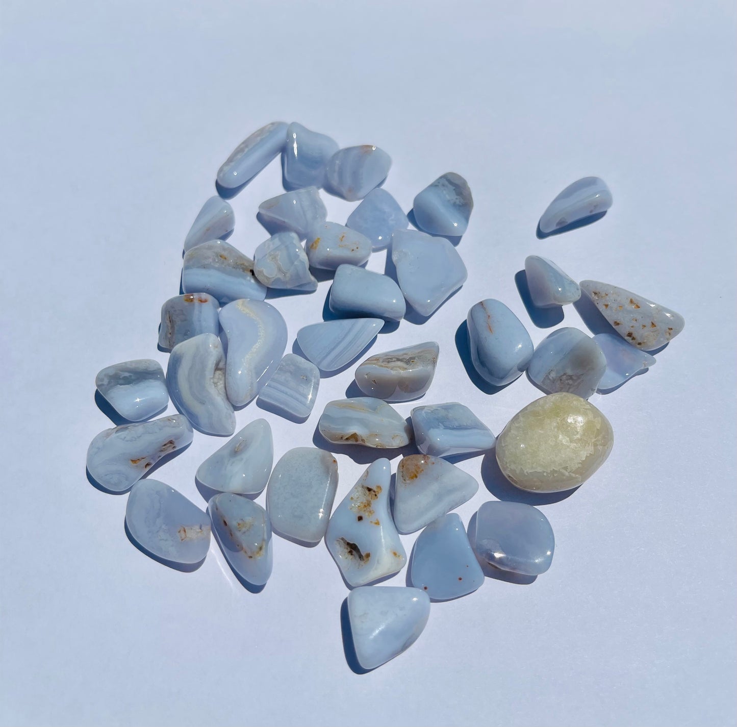 Blue Lace Agate Tumble