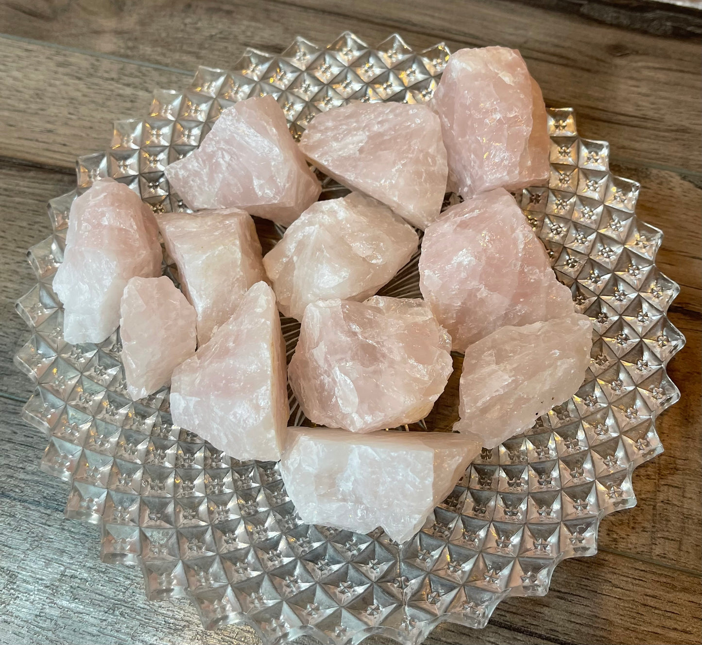 Raw Rose Quartz