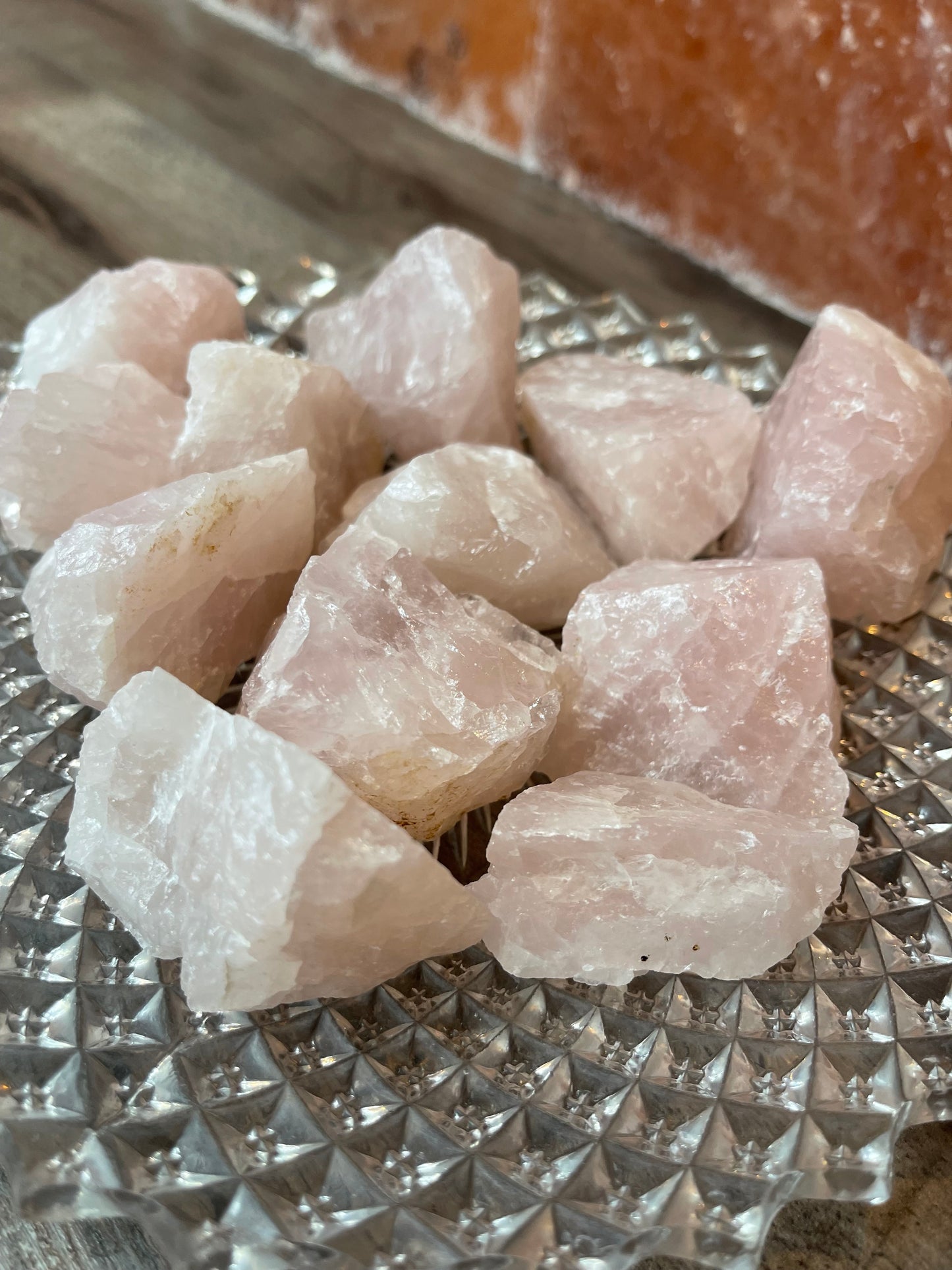 Raw Rose Quartz