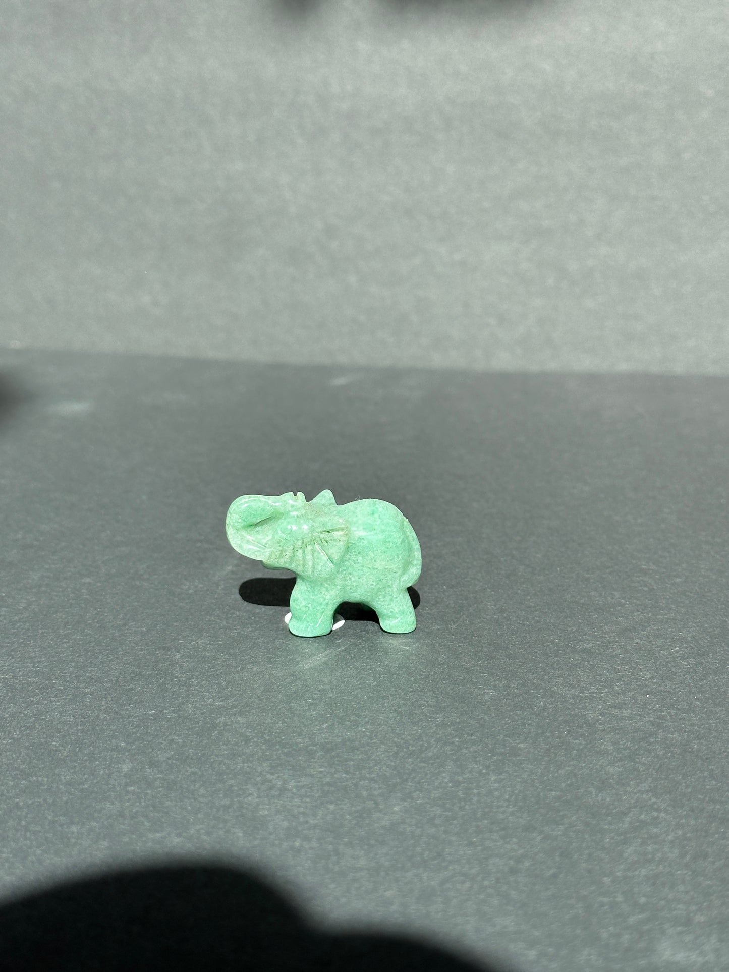 Green Aventurine Mini Elephant
