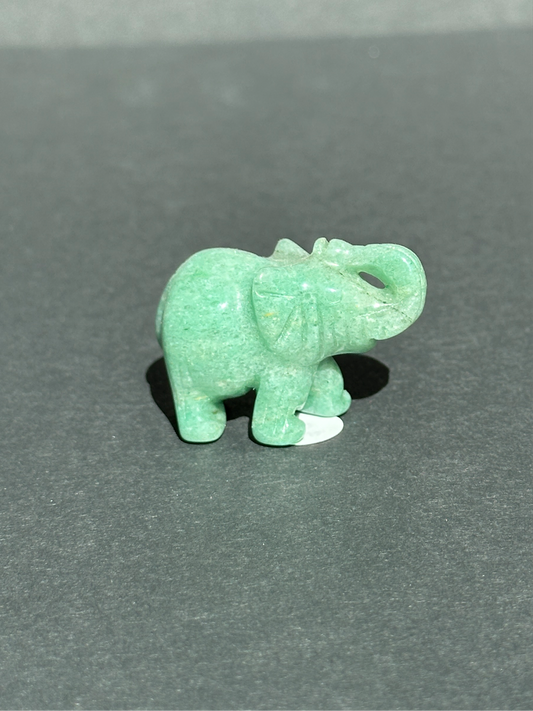 Green Aventurine Mini Elephant