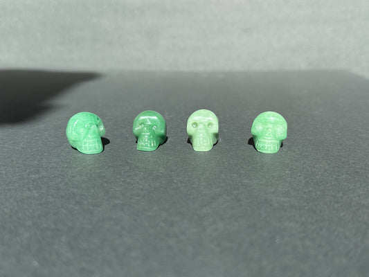 Green Aventurine Mini Skulls