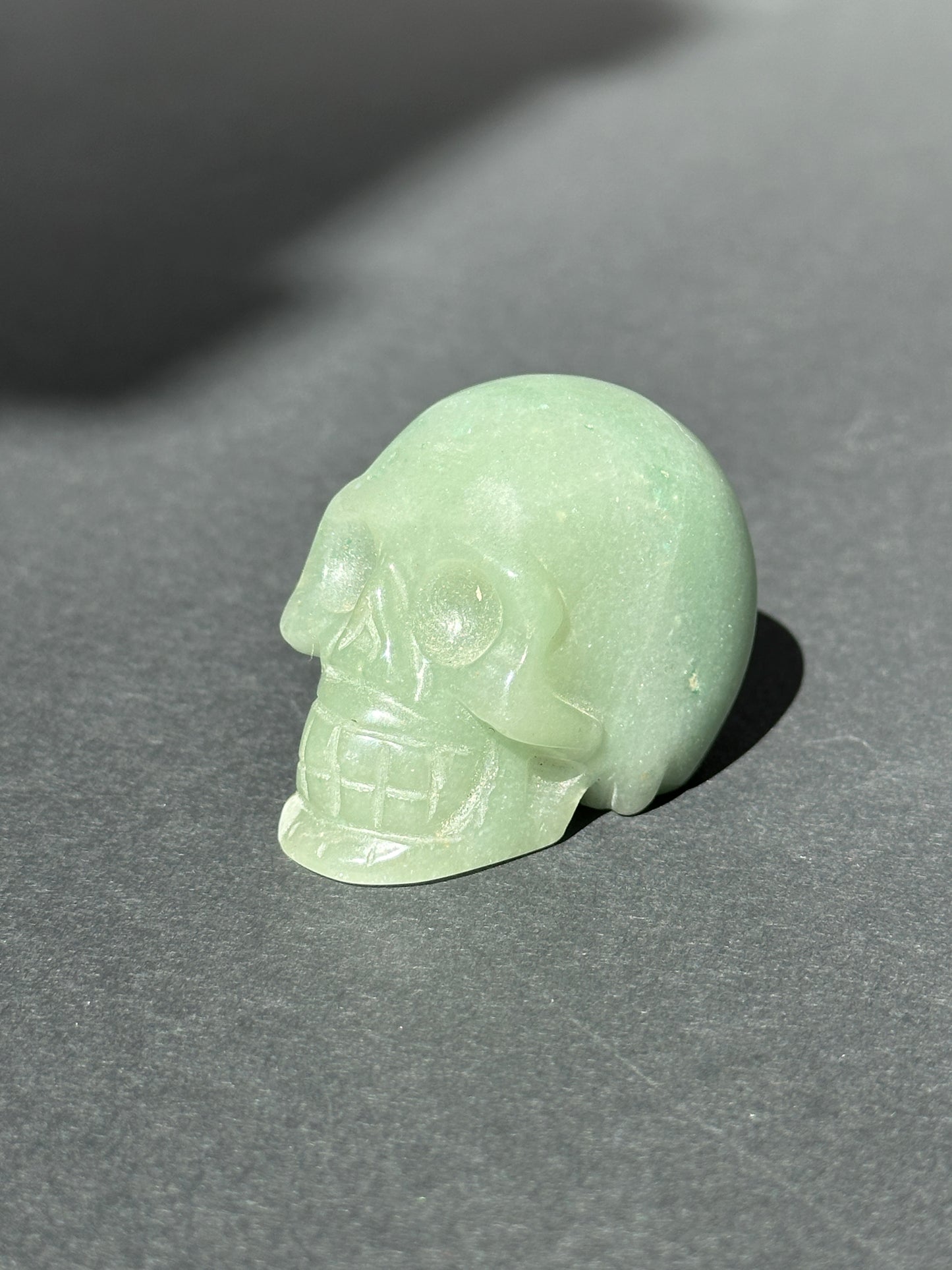 Green Aventurine Skull