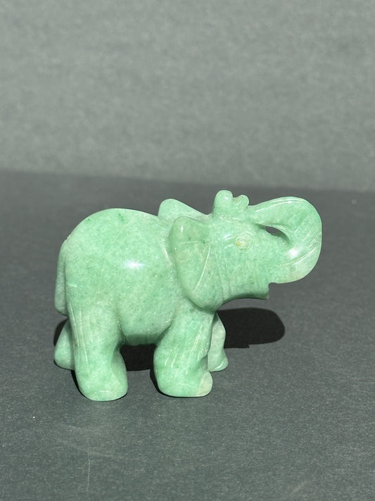 Green Aventurine Elephant