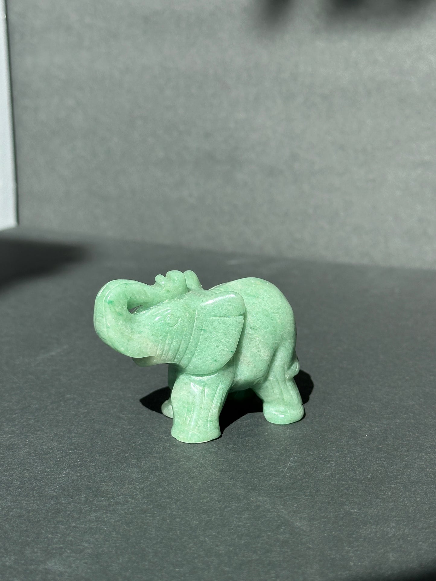 Green Aventurine Elephant