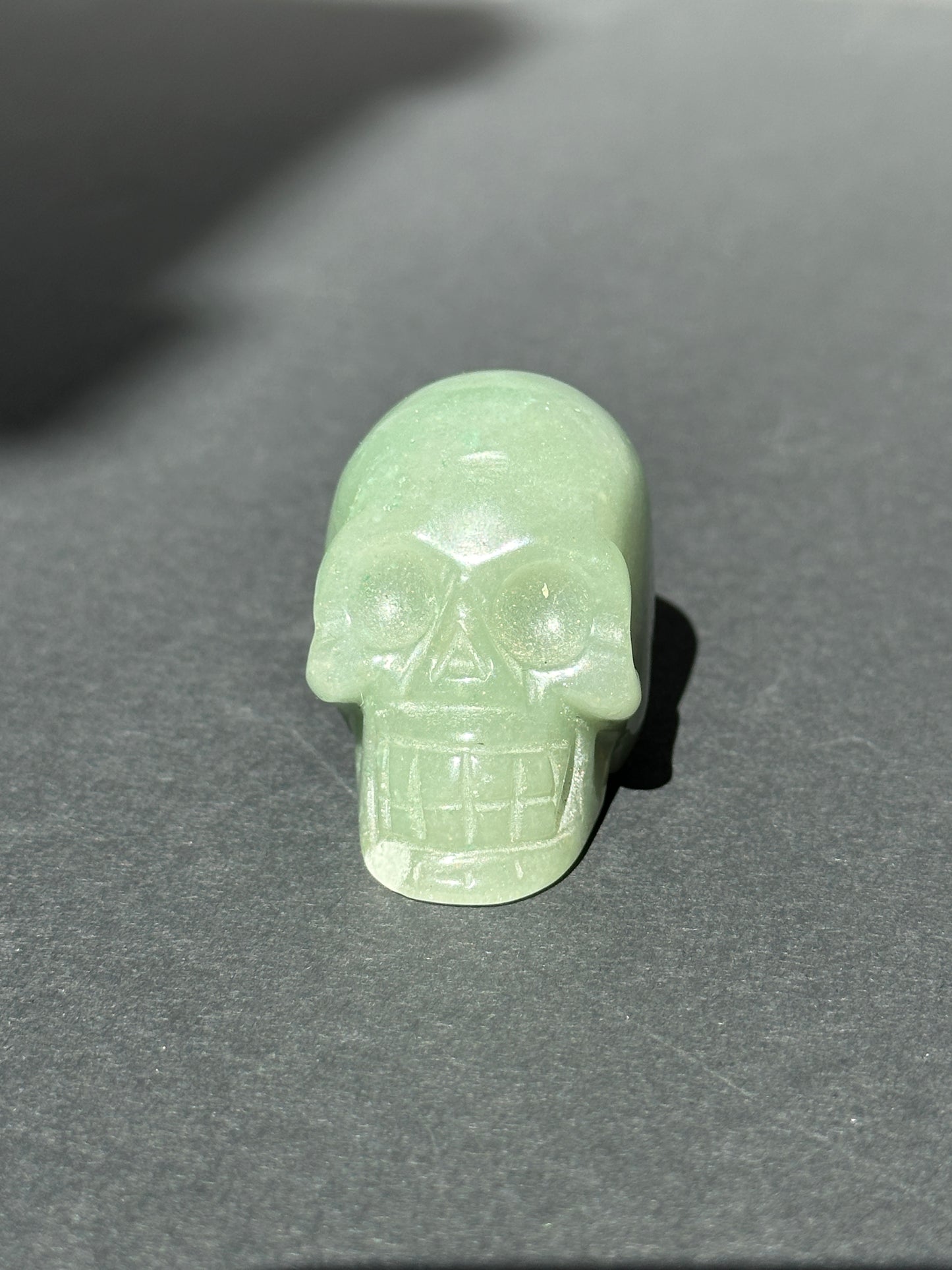 Green Aventurine Skull