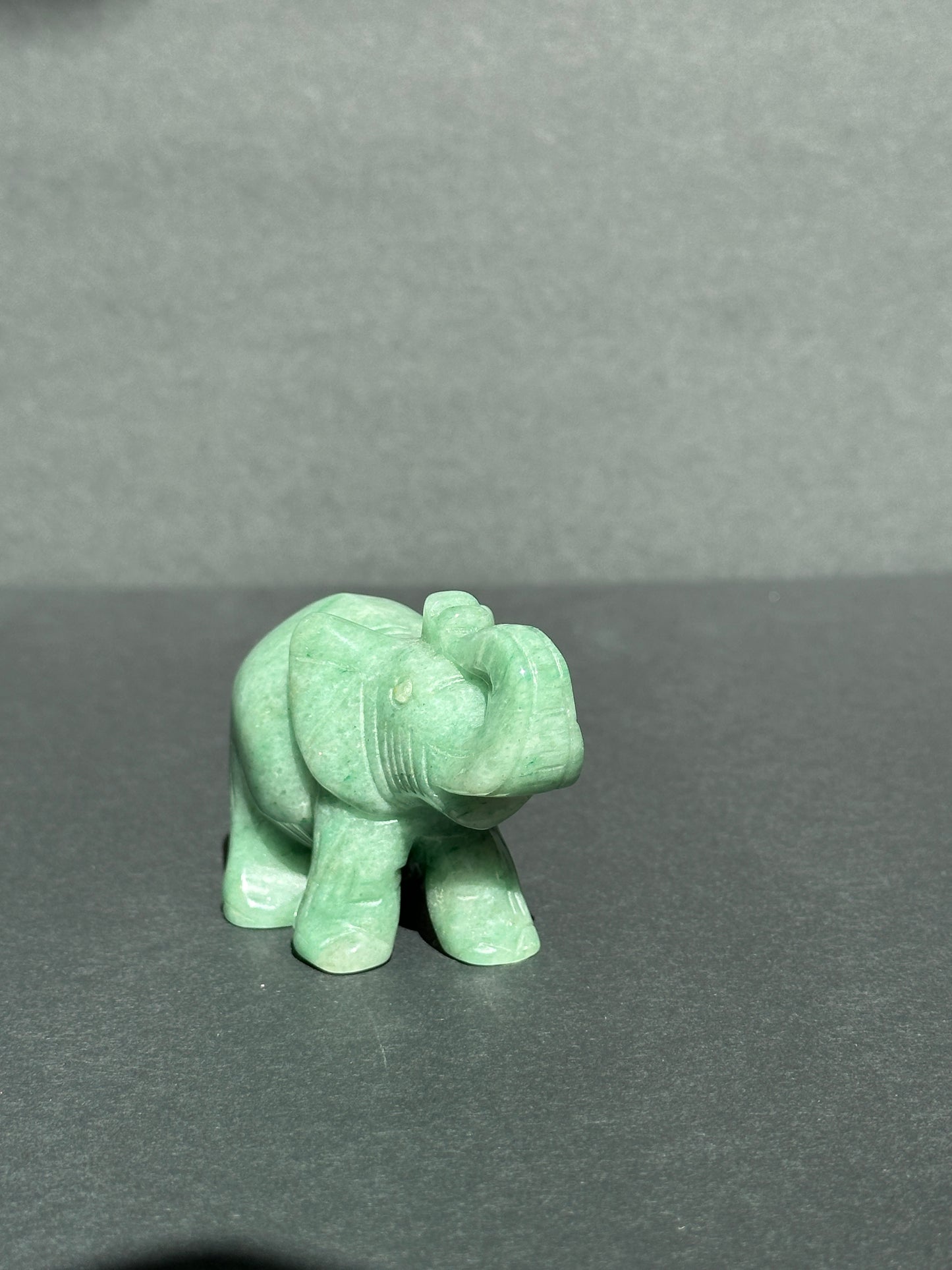 Green Aventurine Elephant