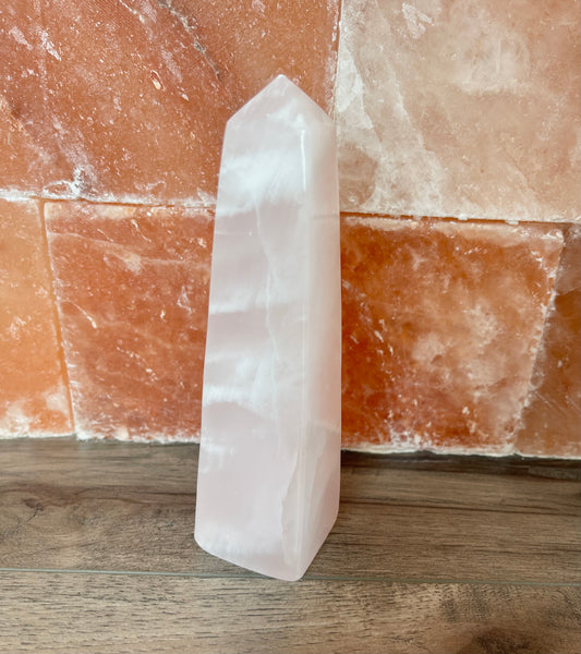 Pink Calcite Obelisk (Mangano Calcite)