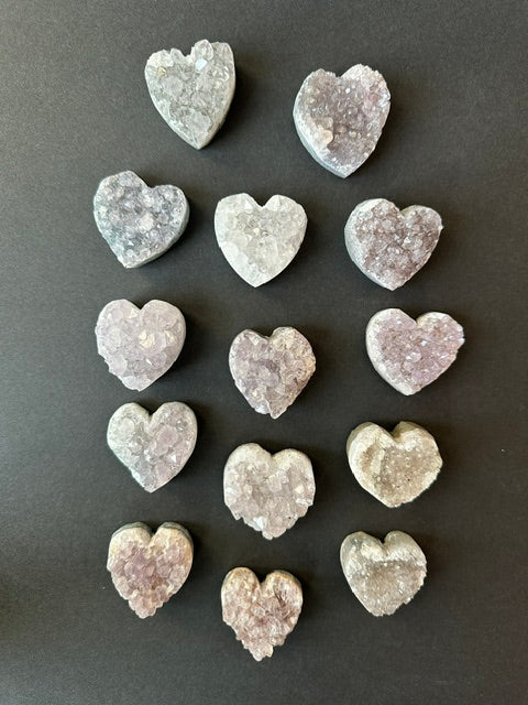 Amethyst Geode Heart