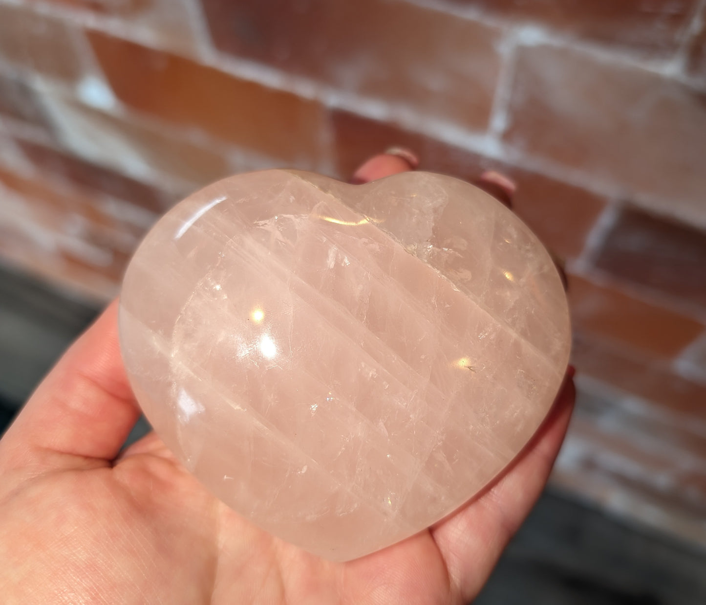 Rose Quartz Heart