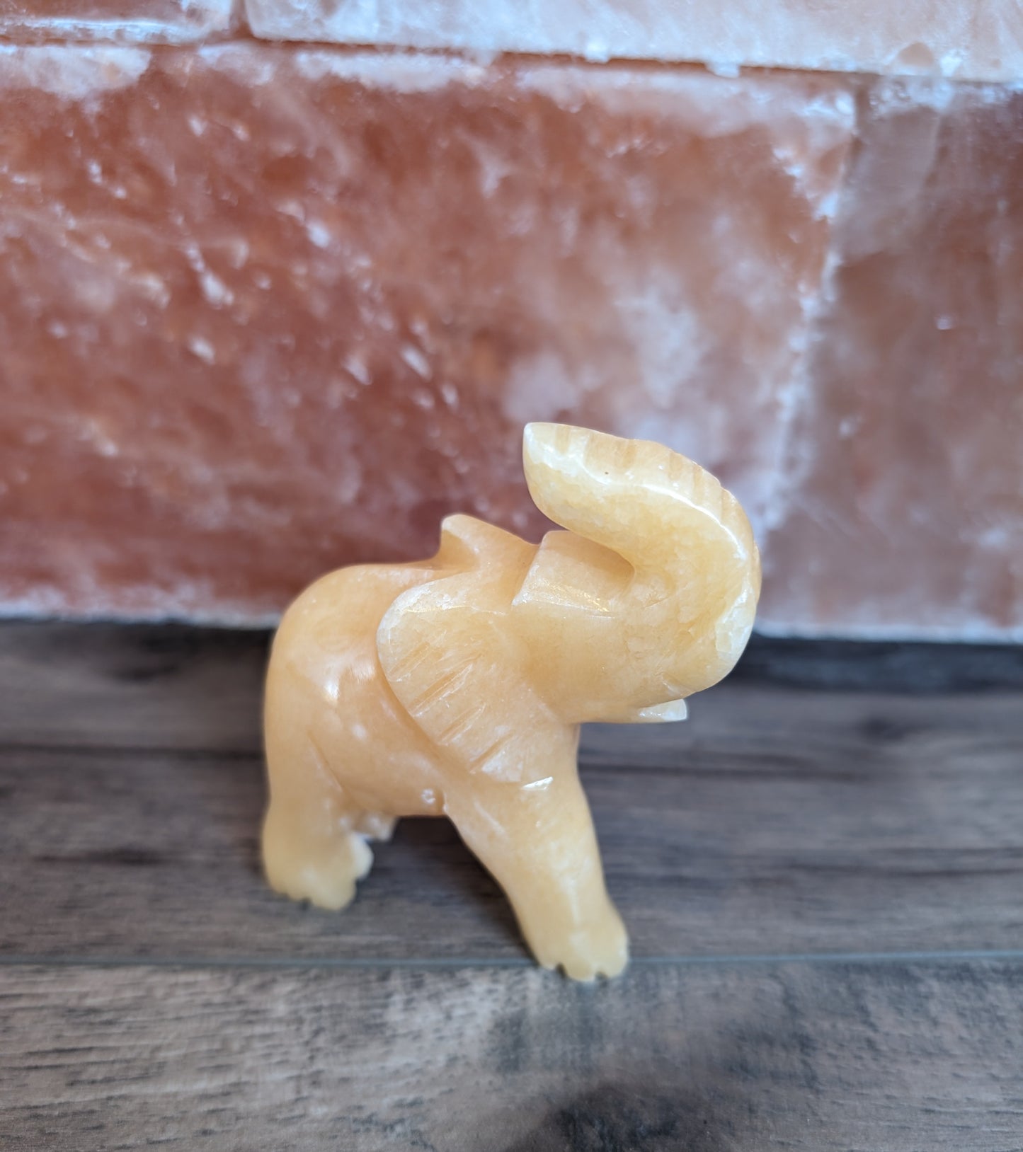 Orange Calcite Crystal Elephant