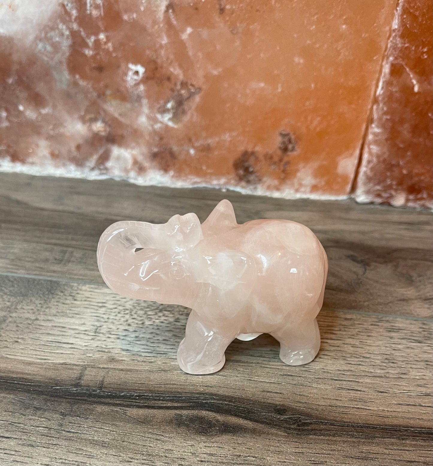 Rose Quartz Elephant
