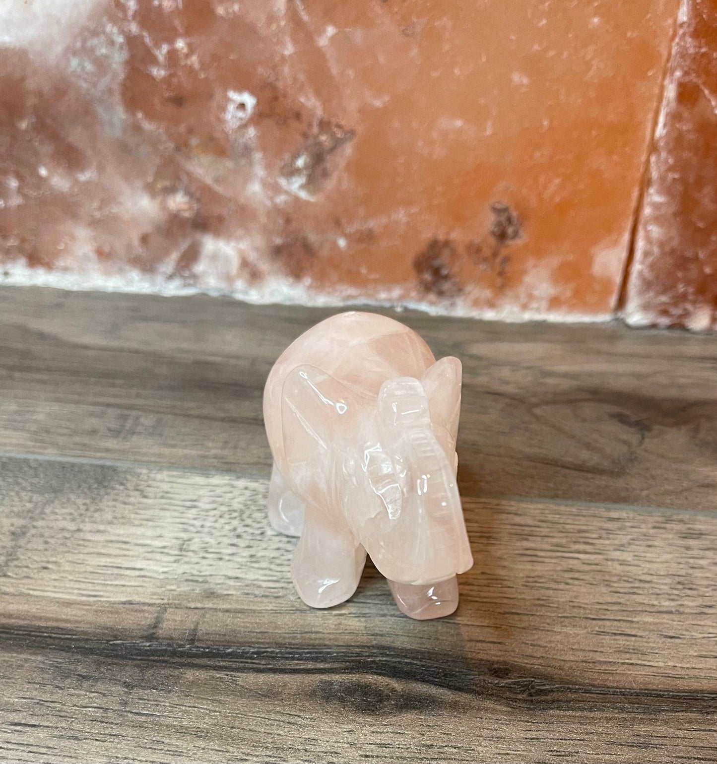 Rose Quartz Elephant