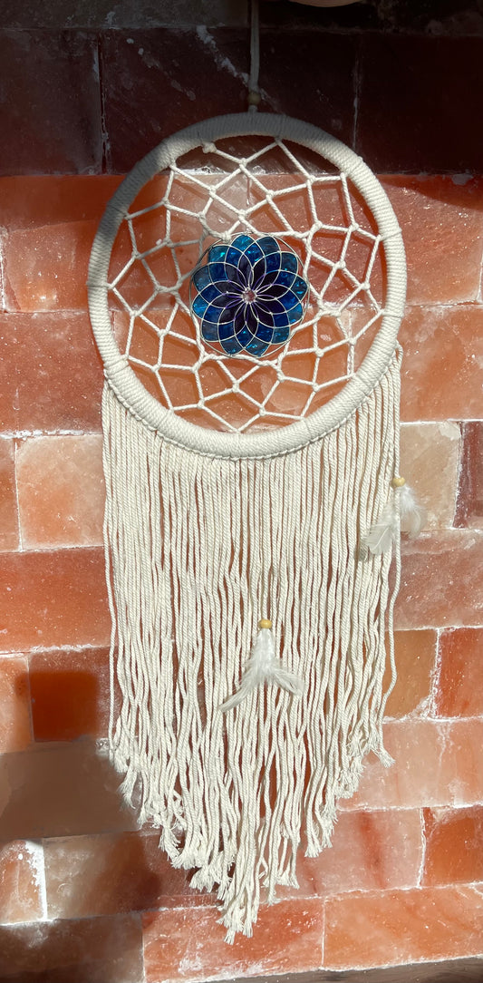 White Wall Hanging with Suncatcher
