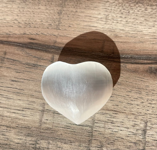 Selenite Heart