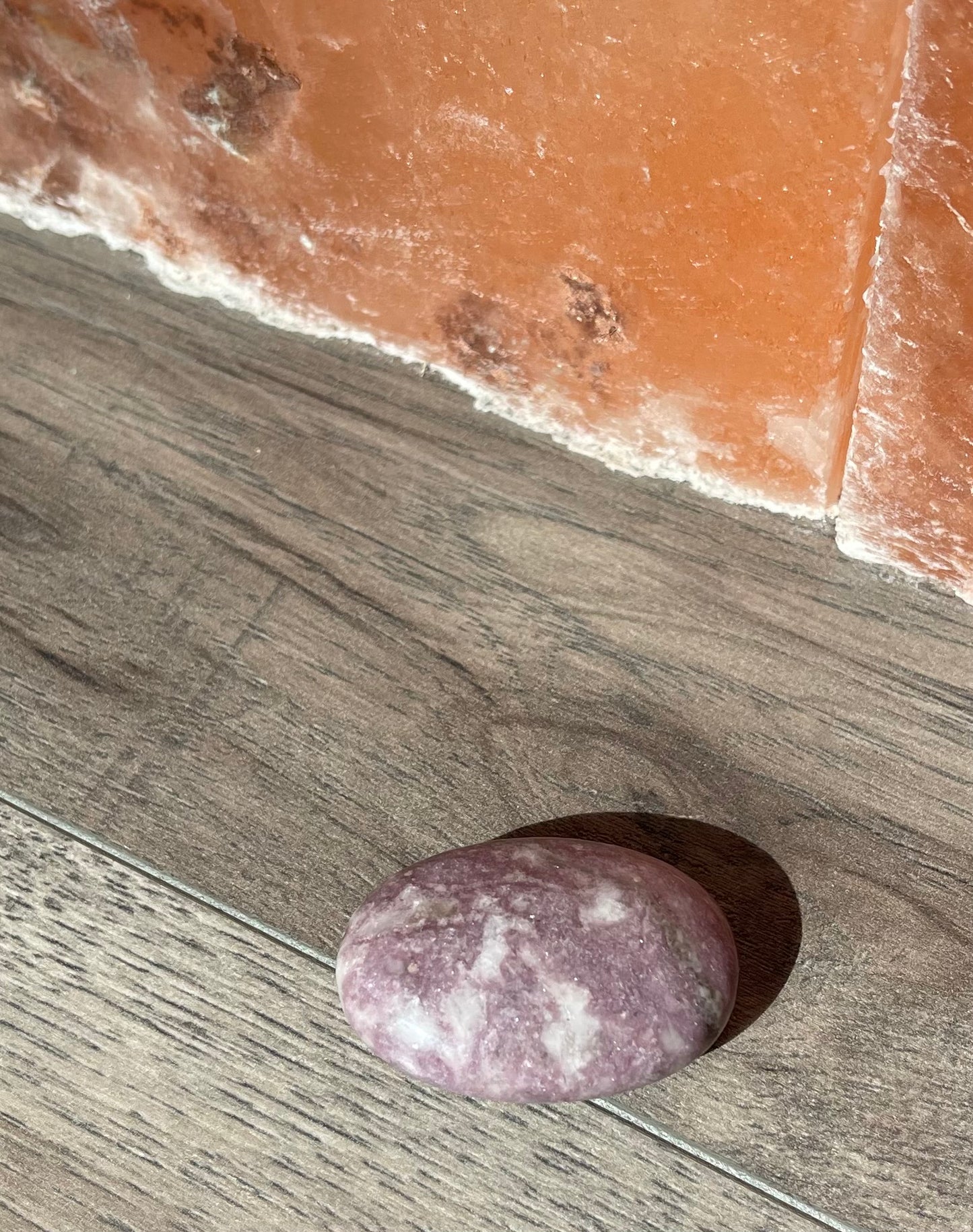 Lepidolite Palm Stone