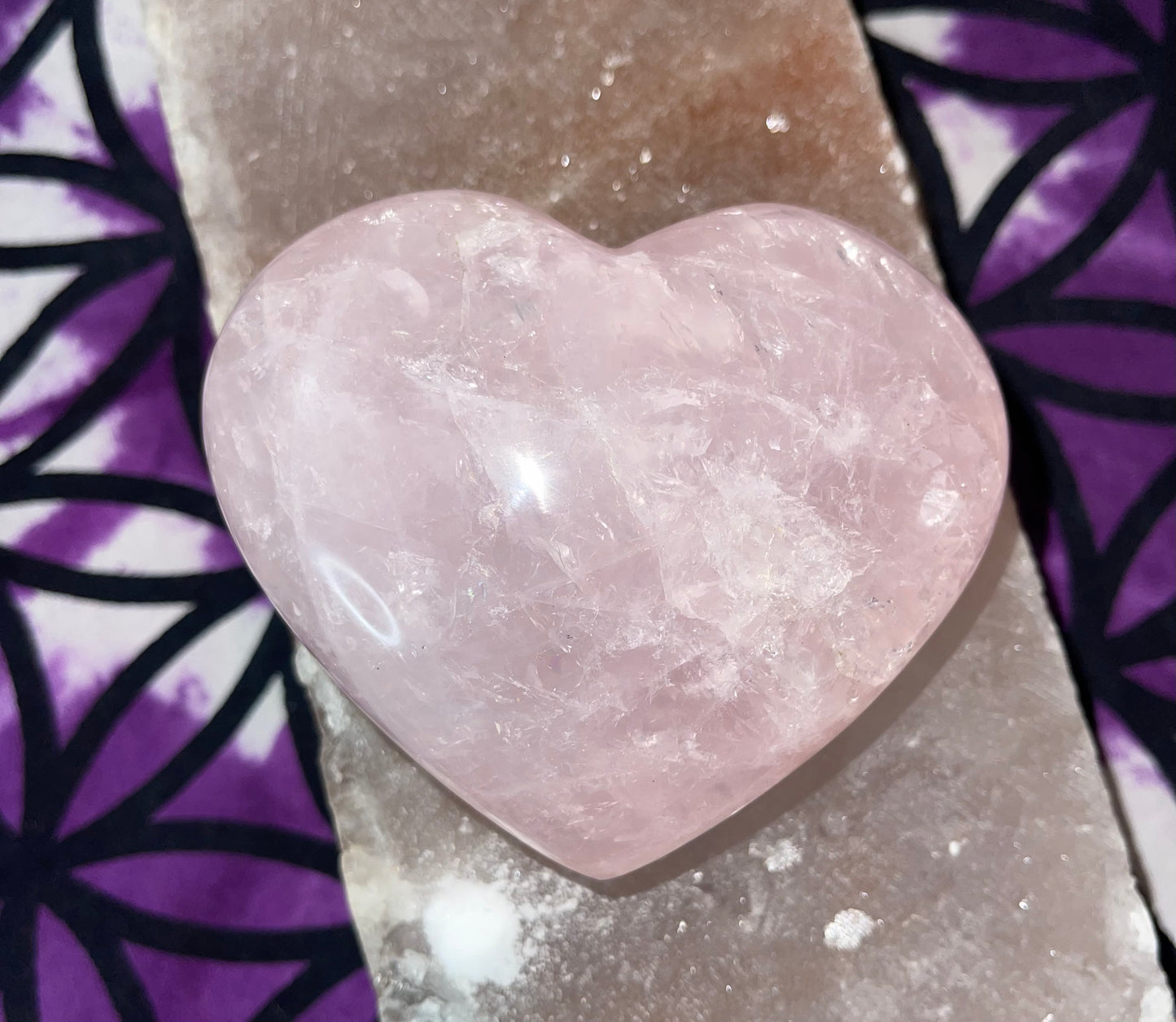 Rose Quartz Heart