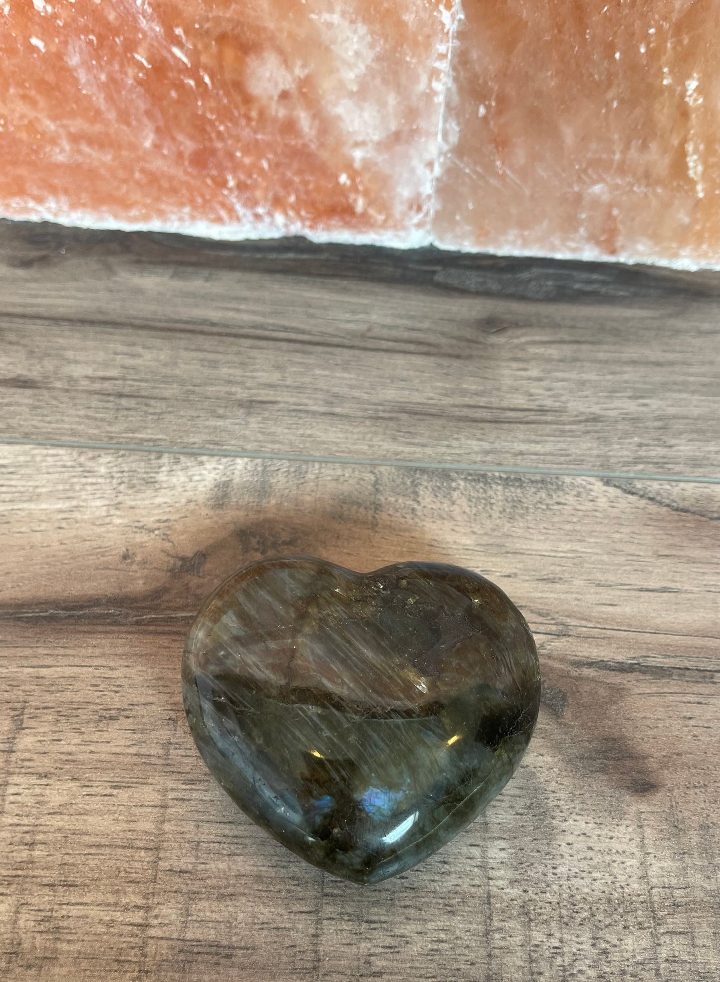 Labradorite Heart