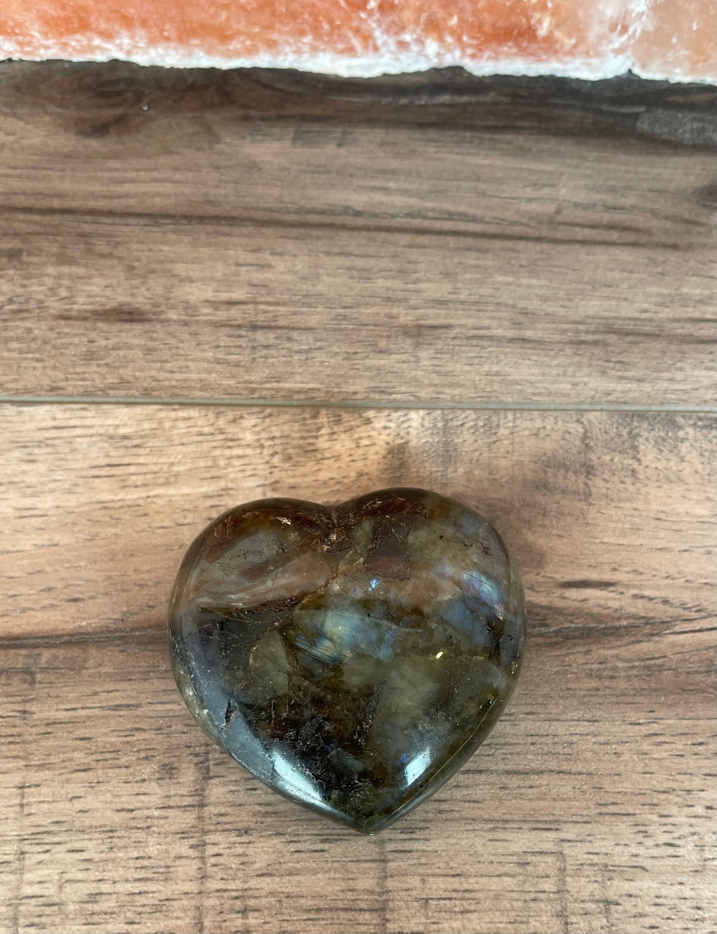 Labradorite Heart