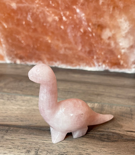 Rose Quartz Dinosaur