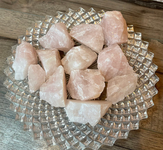 Raw Rose Quartz