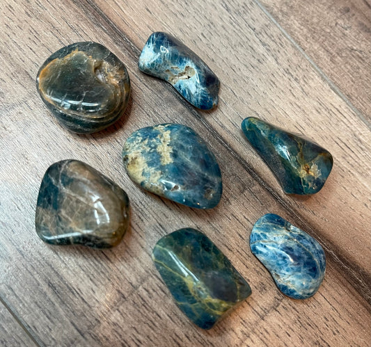 Blue Apatite Tumble